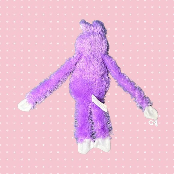 Stuffed Purple Bunny, 14.5" - Picture 3 of 10